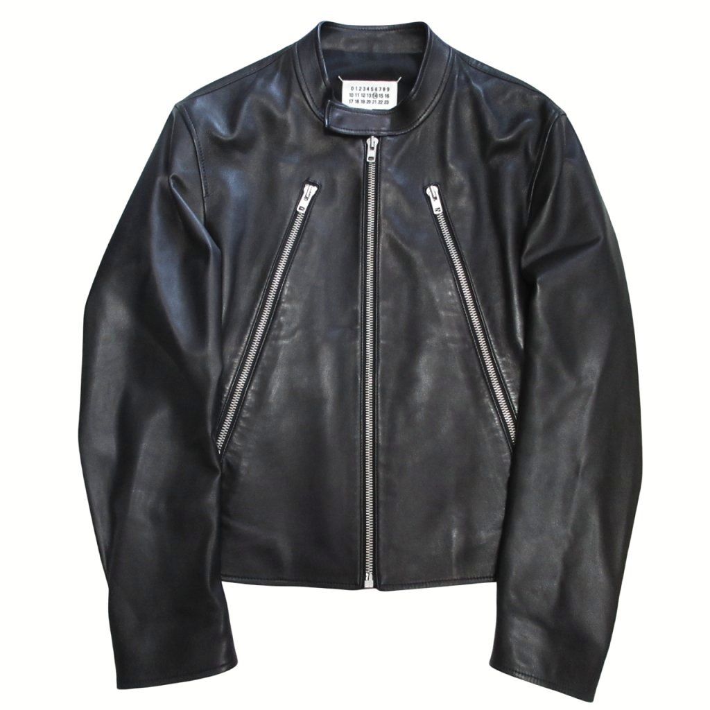 メゾンマルジェラ 14 Maison Margiela 14 22AW 5ZIP LEATHER JACKET ハ
