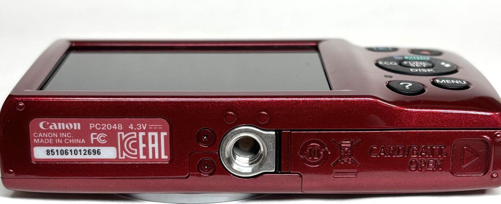 Canon IXY 120 PC2333 HD 16MP 8x デジタルカメラ Red 基本動作確認