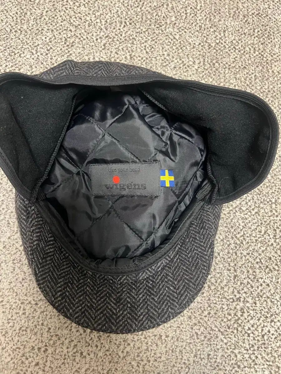 ウィゲンス ヘリンボーン トラッパーハット 防寒帽子 ㄱ10