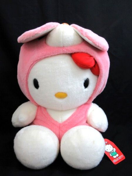 専用　ハローキティ　LLサイズ　特大　うさぎ　ぬいぐるみ　レトロ ハローキティ 変身うさぎ LLサイズ 日本限定 ぬいぐるみ レトロ