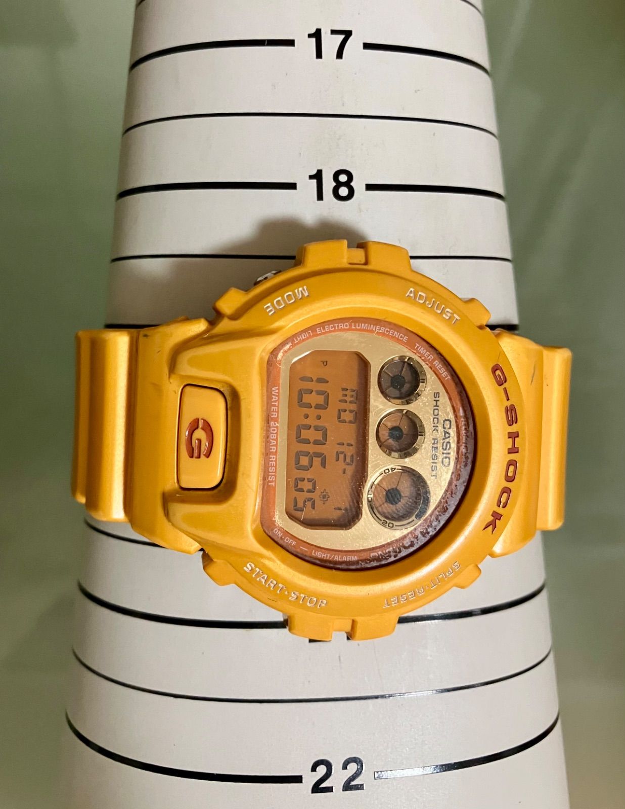 ☆稼働品☆CASIO カシオ/G-SHOCK☆DW-6900SB☆クォーツ☆イエロー