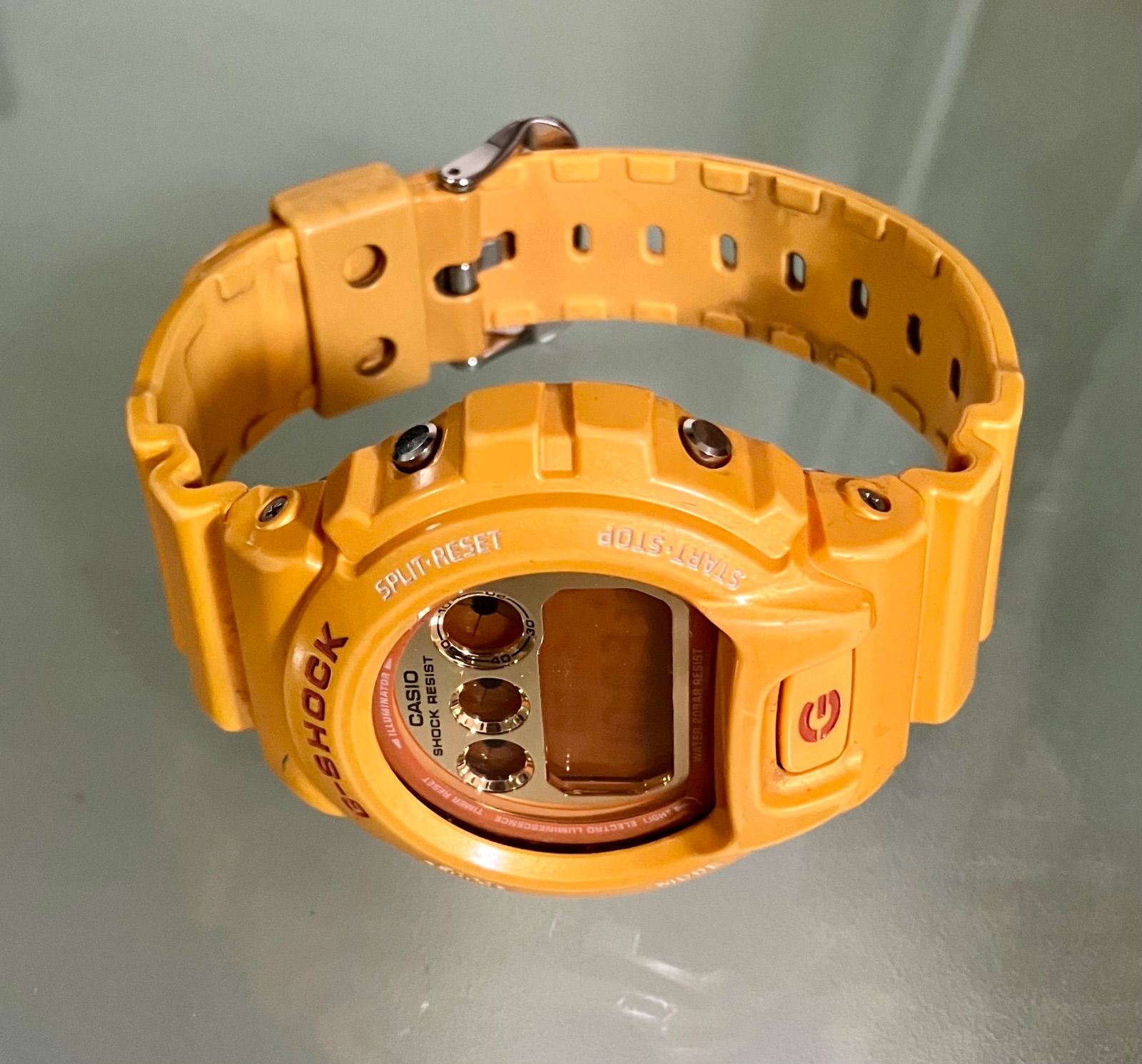 ☆稼働品☆CASIO カシオ/G-SHOCK☆DW-6900SB☆クォーツ☆イエロー 