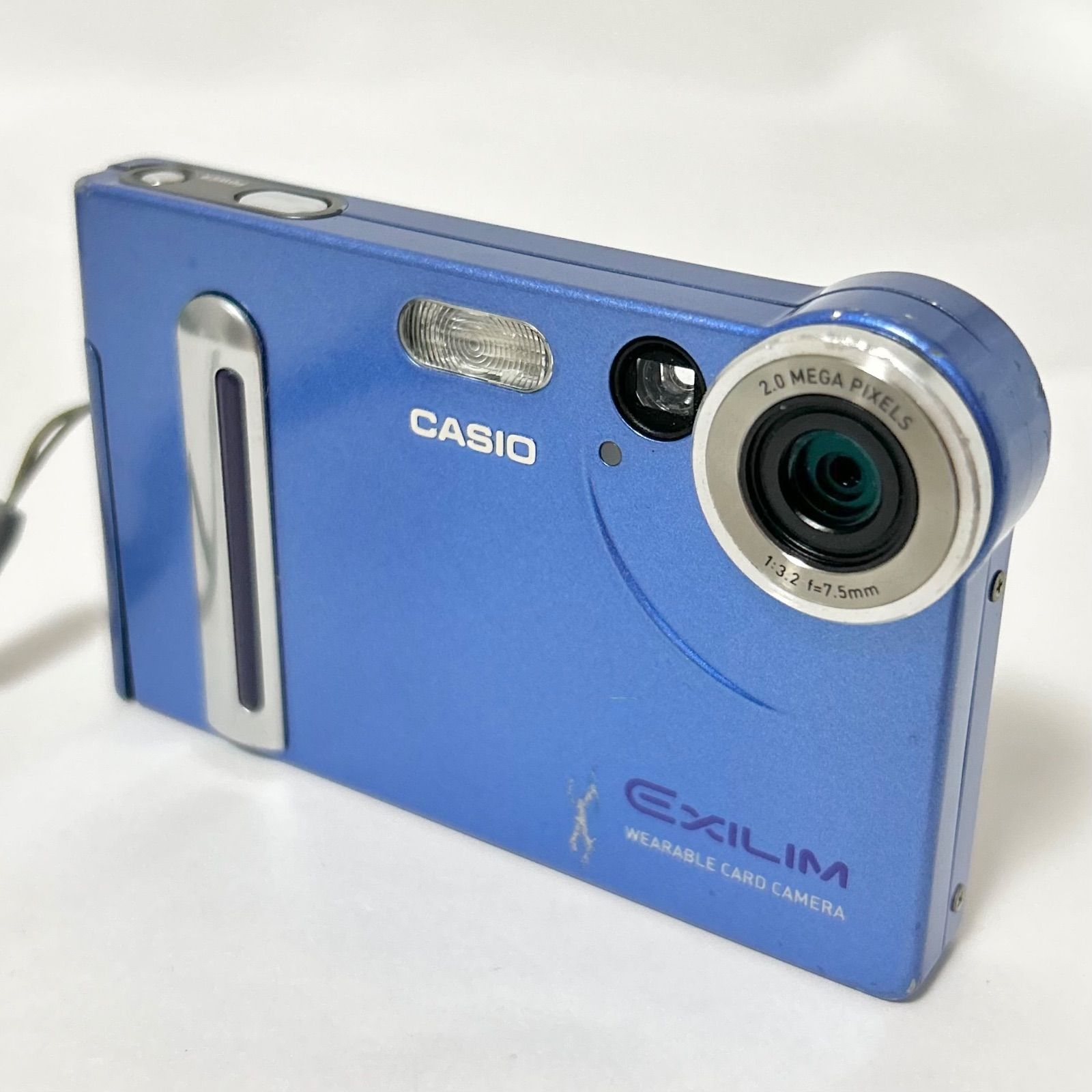 完全動作・良品】カシオ CASIO EXILIM EX-S2 ブルー 付属品有り#333