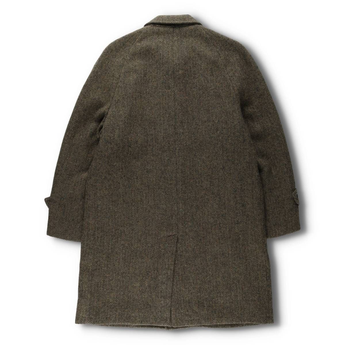 古着 70年代 Harris Tweed ハリスツイード ウールロングコート