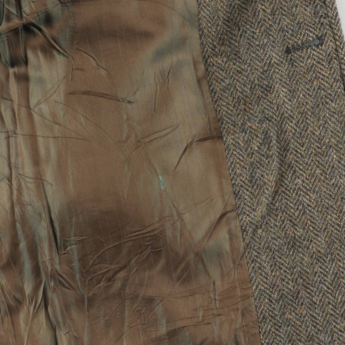 古着 70年代 Harris Tweed ハリスツイード ウールロングコート