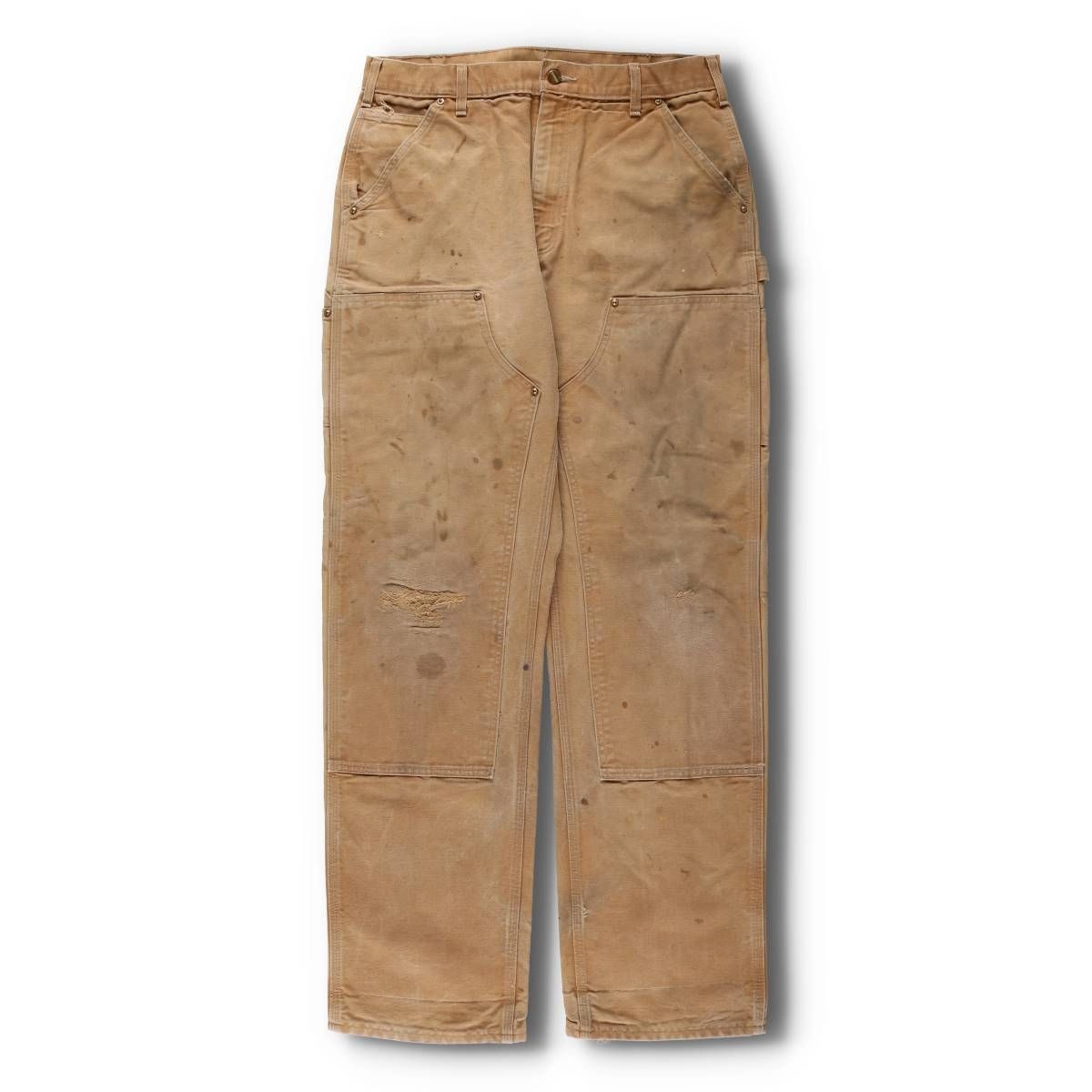 古着 カーハート Carhartt FIT ダブルニー ダックペインターパンツ メンズw 34相当 evb 030398