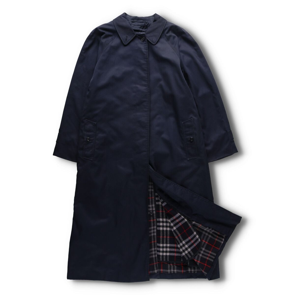 古着 90年代 バーバリー Burberry s ステン コート バルマカーンコート 英国製 レディースL相当 evb 030655
