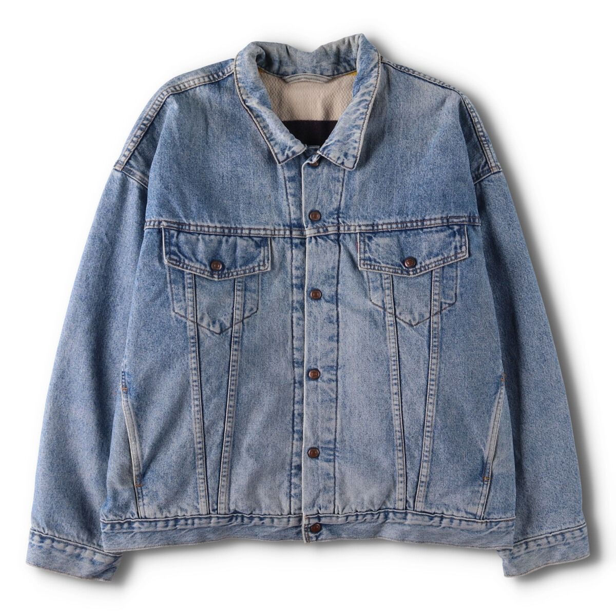 古着 90年代 リーバイス Levi's 70617-0291 ボーダー柄 リバーシブル