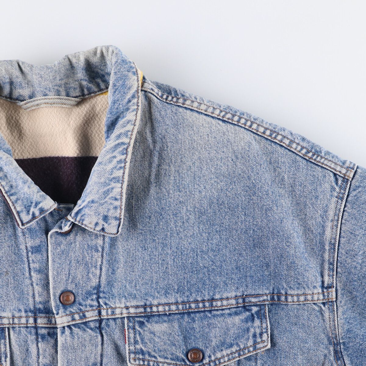 古着 90年代 リーバイス Levi's 70617-0291 ボーダー柄 リバーシブル