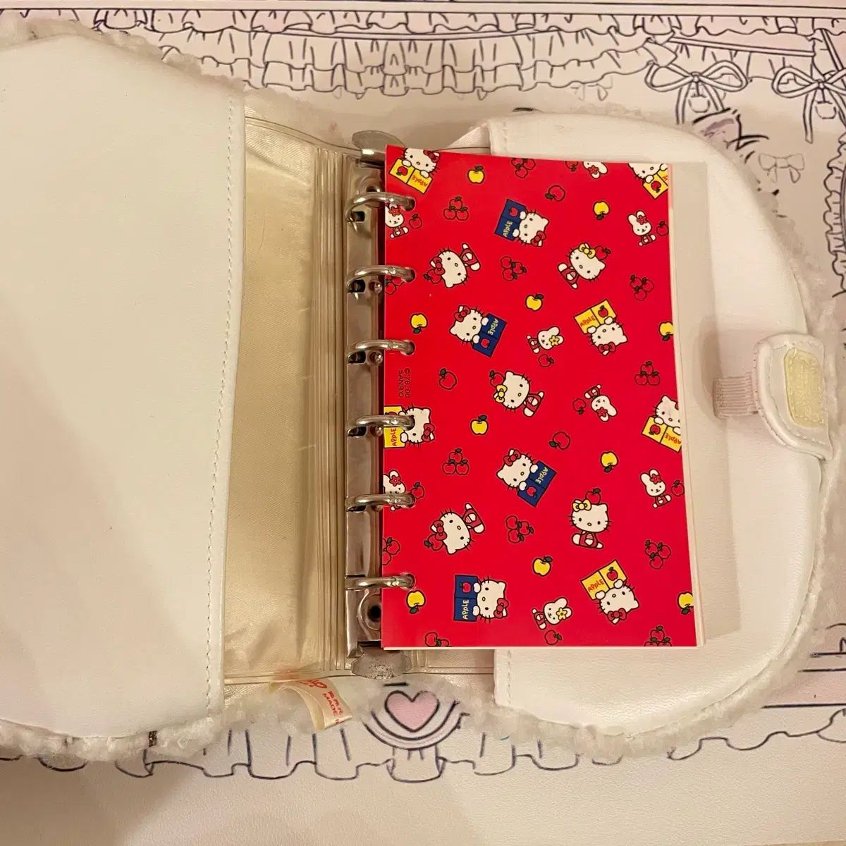 Sanrio サンリオ レトロキティー ダイアリー ぽしるキティー ハローキティ 顔 レトロ文具 6穴