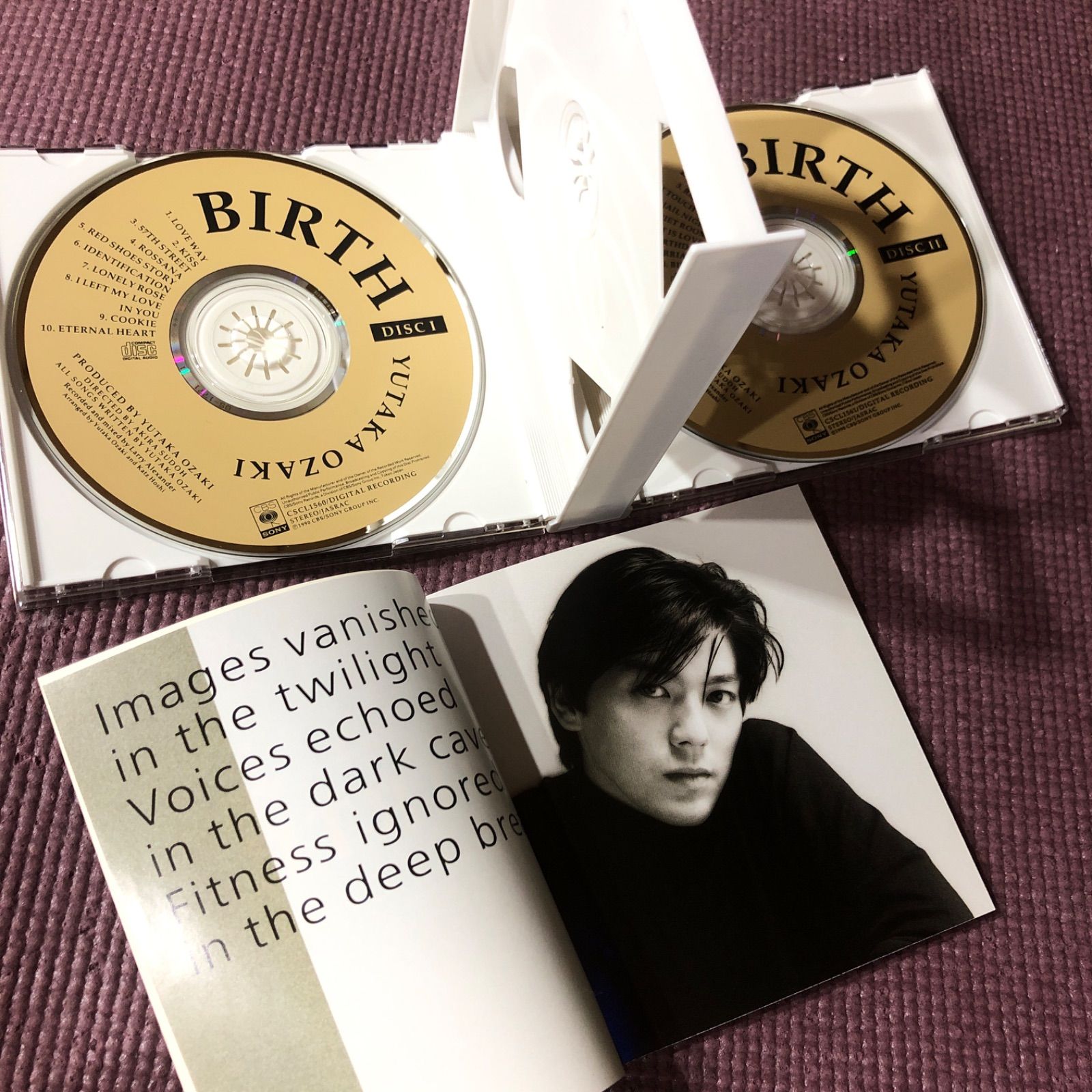 尾崎豊 アルバム『誕生 (BIRTH)』 【2枚組】 - メルカリ