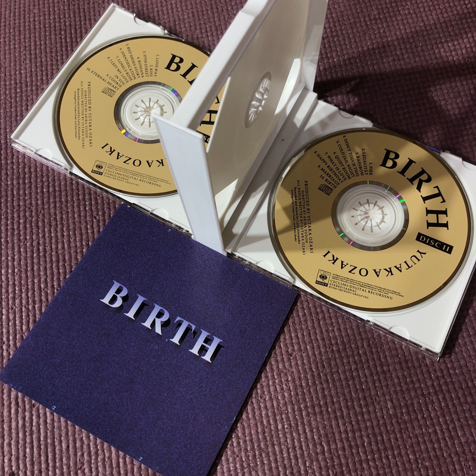 尾崎豊 アルバム『誕生 (BIRTH)』 【2枚組】 - メルカリ