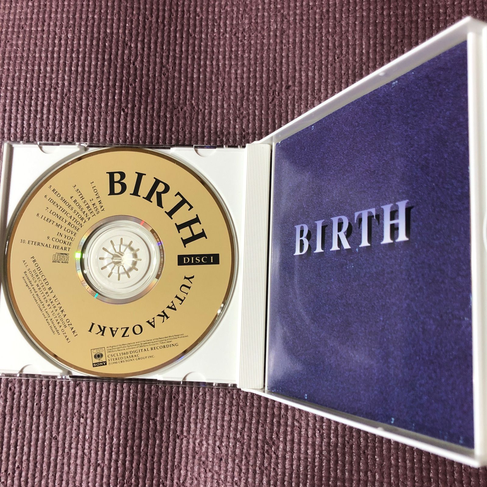 尾崎豊 アルバム『誕生 (BIRTH)』 【2枚組】 - メルカリ