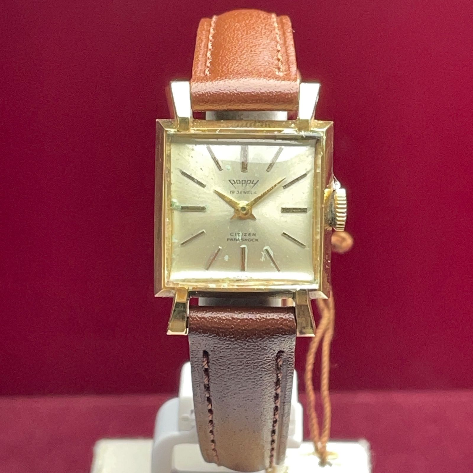 CITIZEN poppy 手巻 19石 1961年製 シチズン ポピー ヴィンテージ アンティーク 稼働品