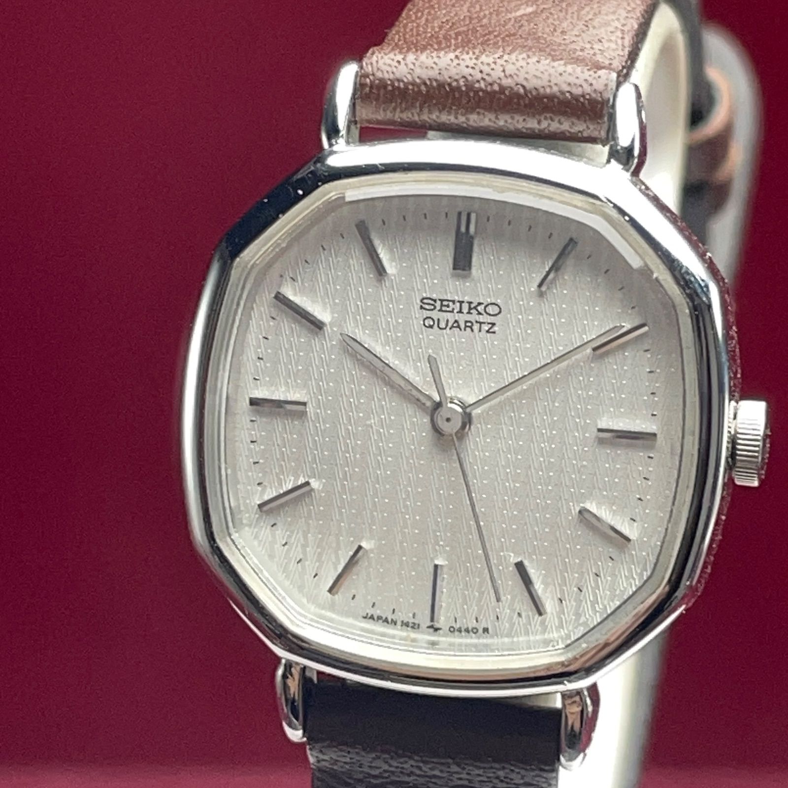 OH済 80 s SEIKO ソシエ クォーツ 電池交換済 ヴィンテージ アンティーク セイコー 稼働品 腕時計 SOCIE