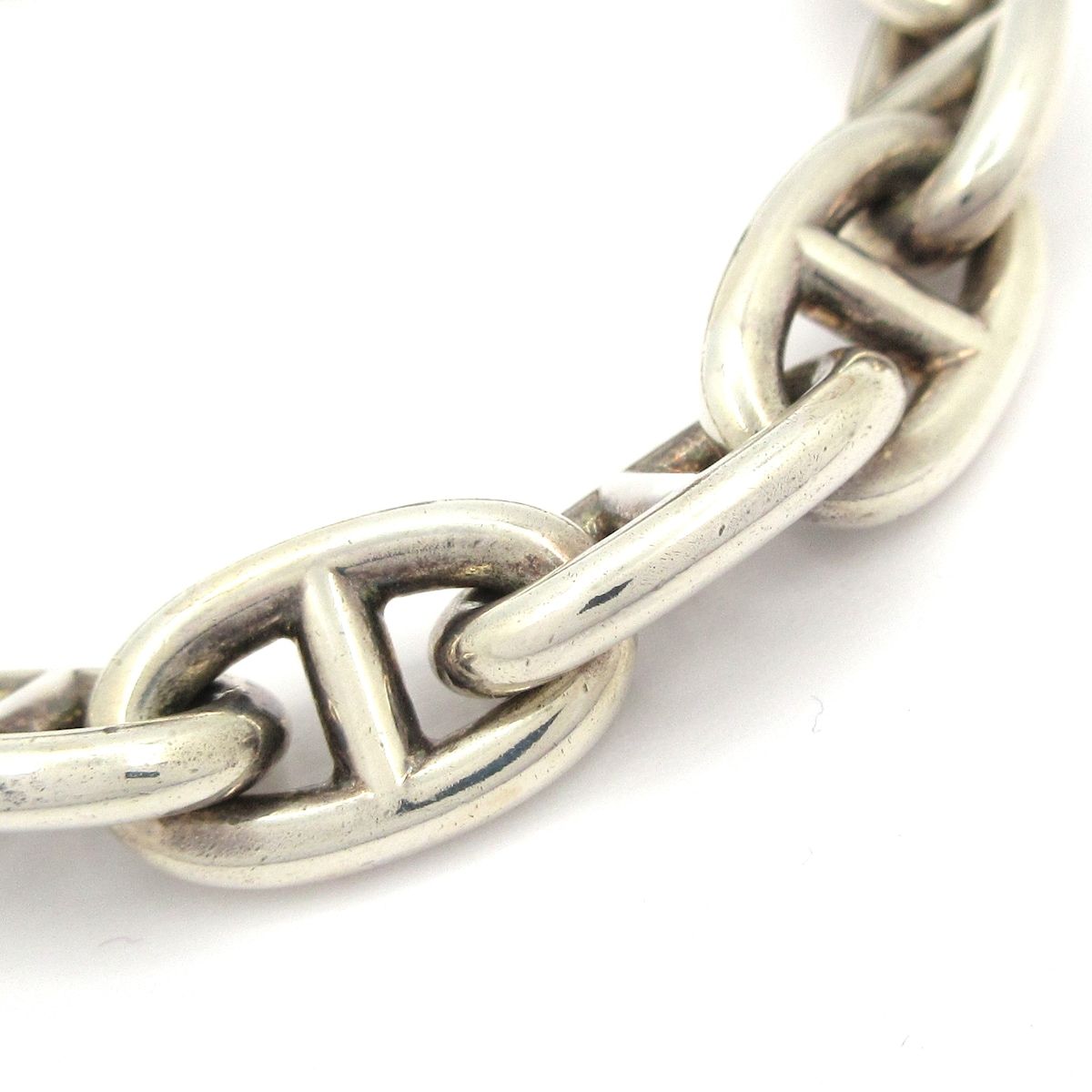 HERMES エルメス ブレスレット シェーヌダンクルMM シルバー 15コマ