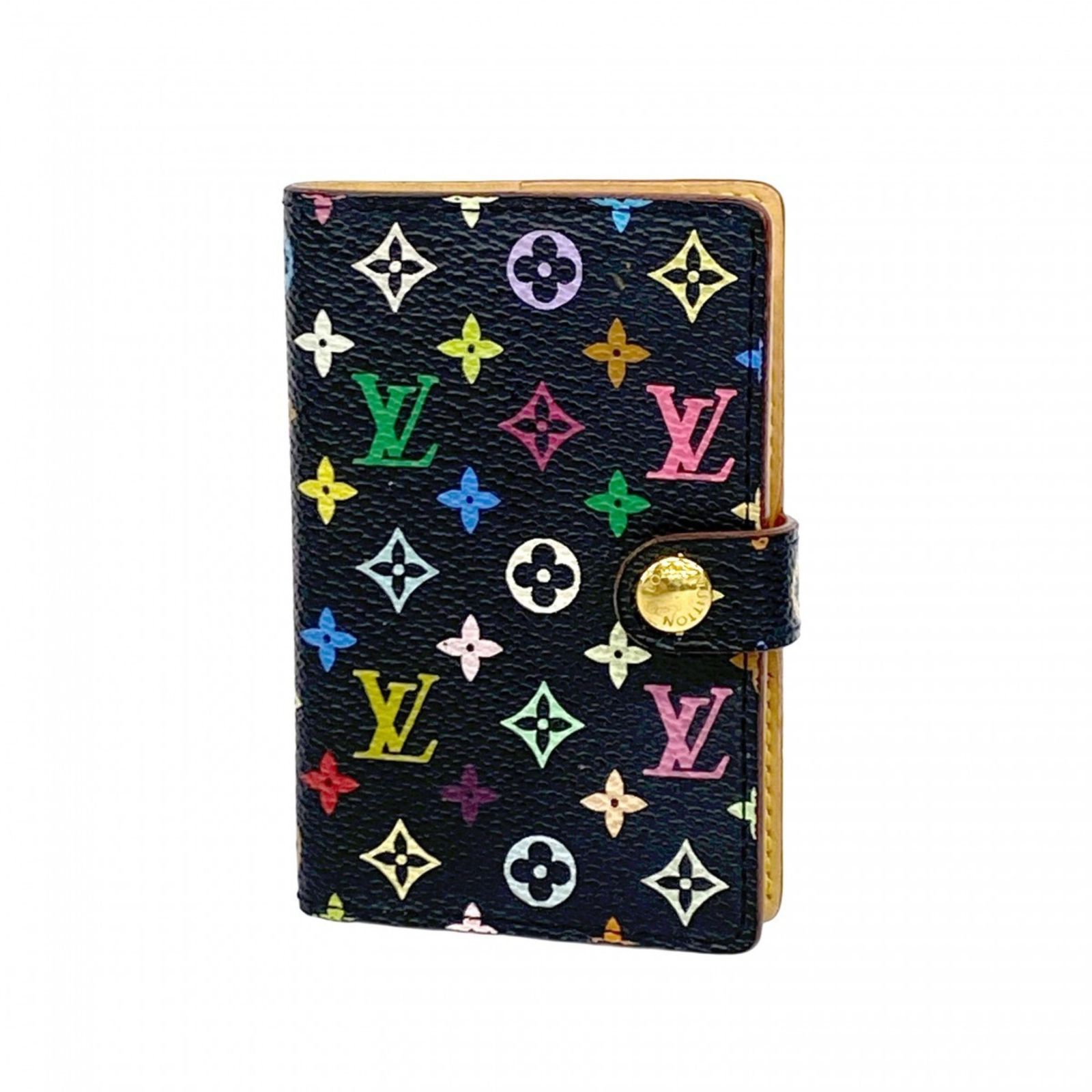 ルイ ヴィトン Louis Vuitton 手帳カバー モノグラム マルチ カルネドゥバル アジェンダミニ M 92652 ノワールレディース