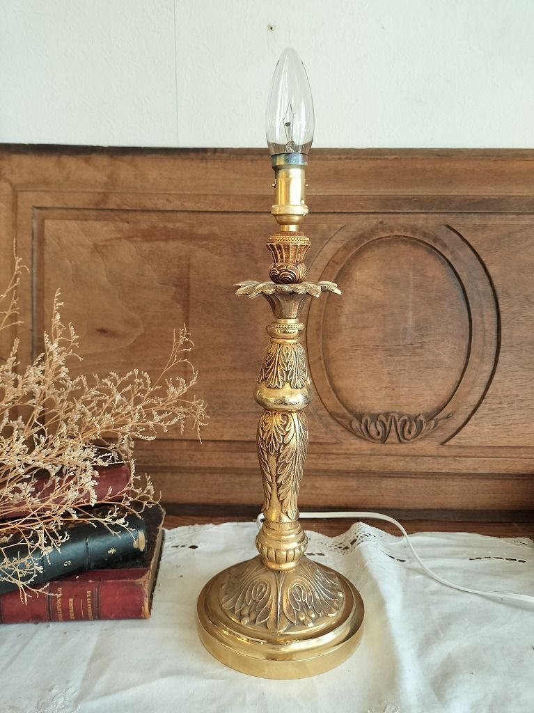 フランス アンティーク 卓上ランプ 大きい 照明 ライト スタンド