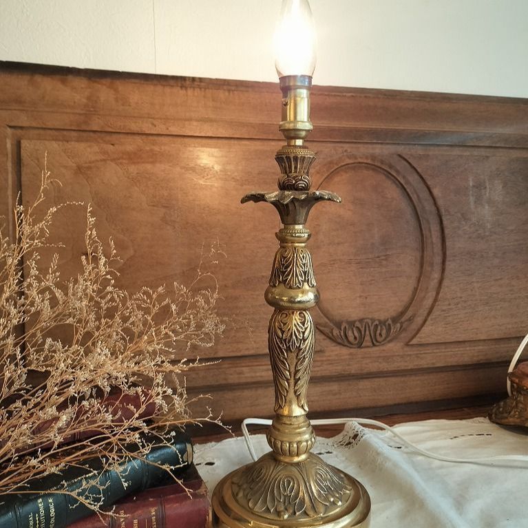 フランス アンティーク 卓上ランプ 大きい 照明 ライト スタンド