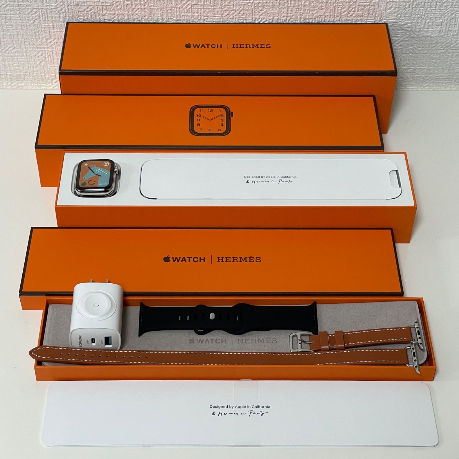 T 734 正常稼動 Apple Watch アップルウォッチ HERMES エルメス series 5 GPS LTE 40 mm レディース ユニセックス
