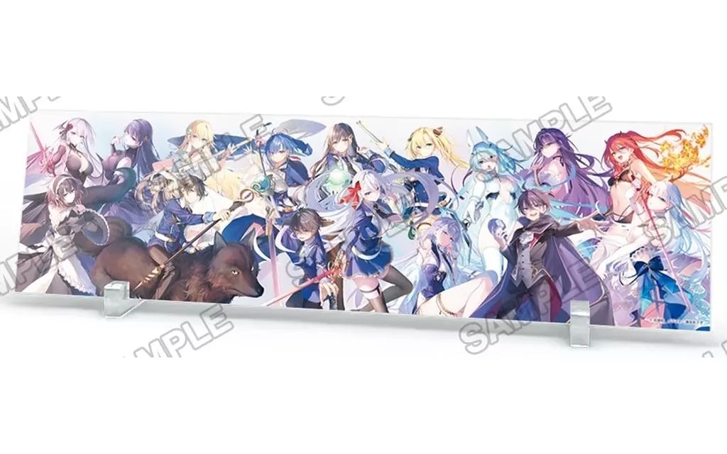 人気セール，爆買い 【中古】アクリルスタンド・アクリルパネル 集合 完結記念パノラマアクリルプレート 「聖剣学院の魔剣使い」 アクリルスタンド