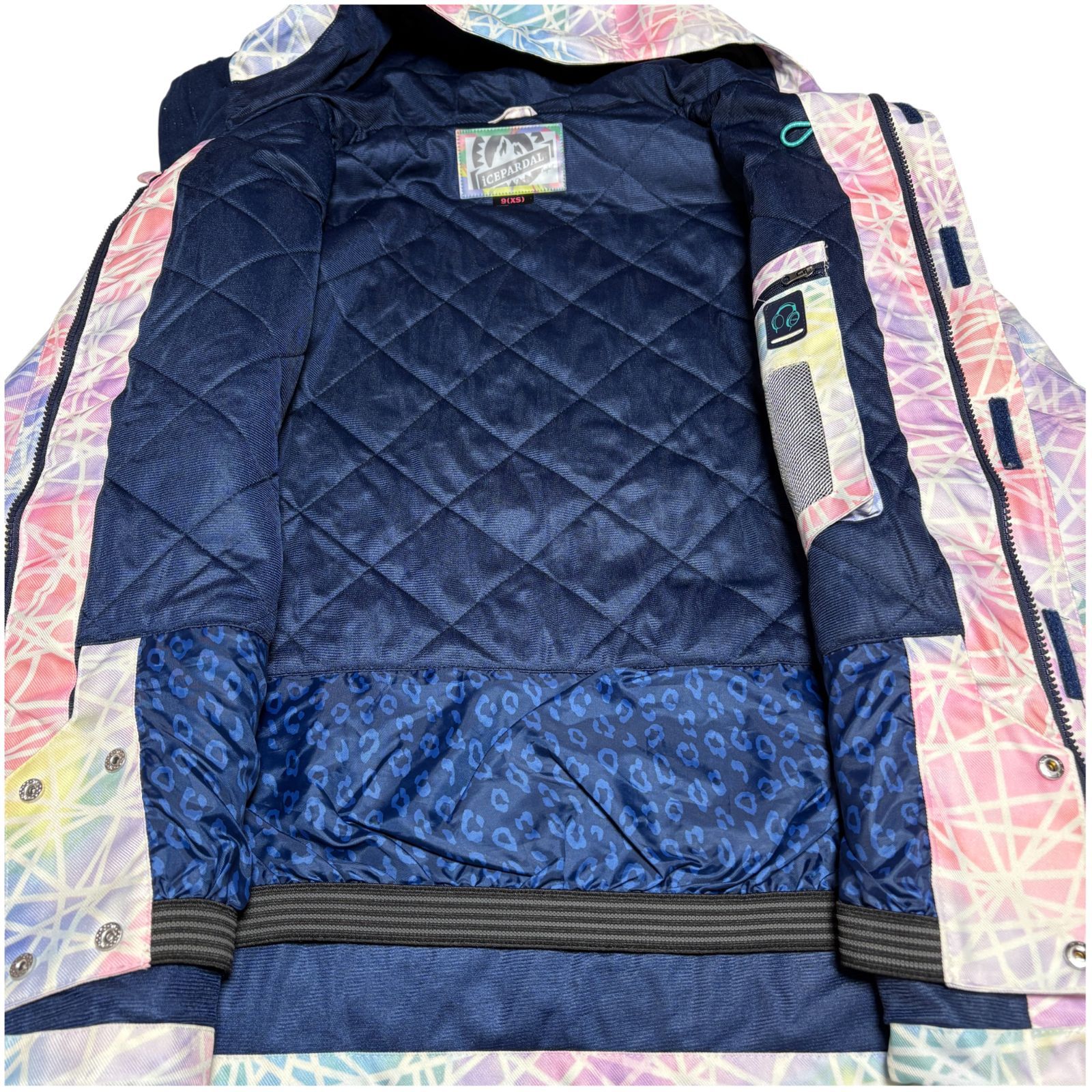 新品タグ付き】ICEPARDAL アイスパーダル スノボウェア XS 9号 マルチ