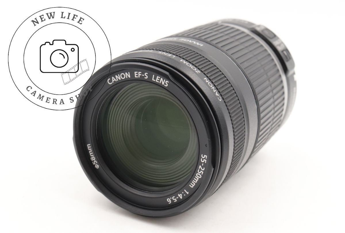 ❤即購入で1000円OFF❤ キャノン EF 55-250mm IS 手振れ補正 極上品☆Canon キャノン EF-S 55-250mm F4-5.6 IS 手振れ補正付き APS