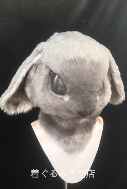 兎 ファースーツ マスク 着ぐるみセット ケモノ 全頭ヘッド ぬいぐるみ コスプレ コスチューム