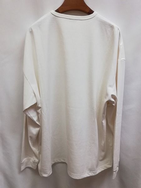 L454 [人気] COOTIE PRODUCTIONS 長袖 Tシャツ M ホワイト Dry Tech