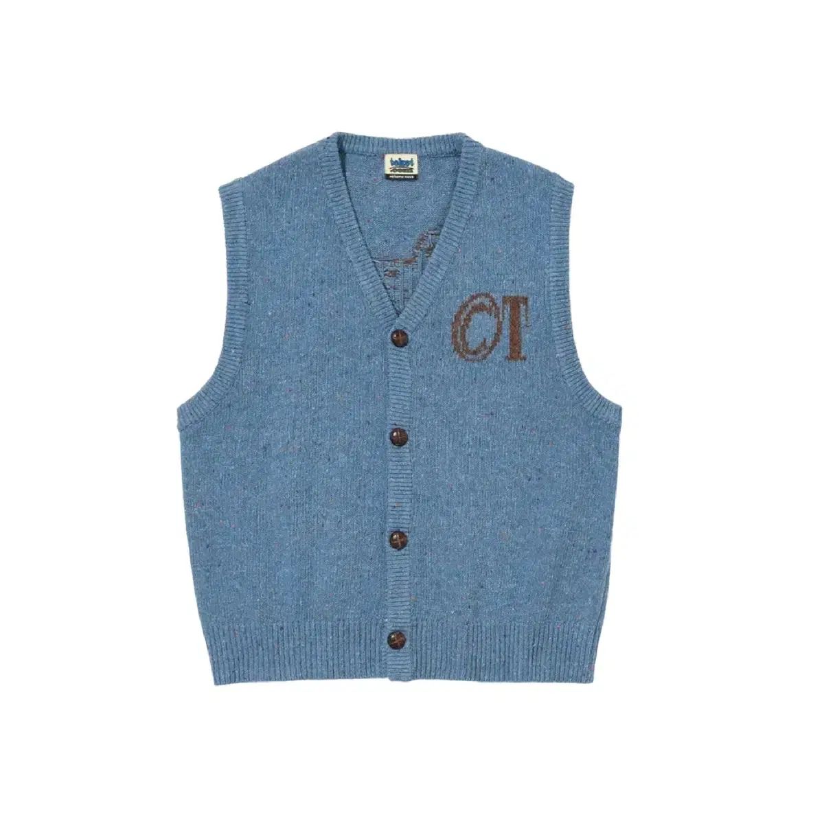 テケット サマー アワーステケット 島 ニット ベスト ブルー