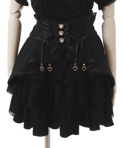 量産型 地雷系 リズリサ スカート ブラック - メルカリ