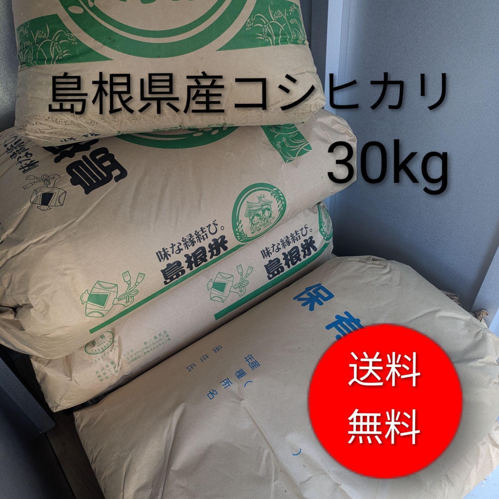 食品 【送料込】 精米済み 白米 30kg 令和7年度 島根県産 コシヒカリ