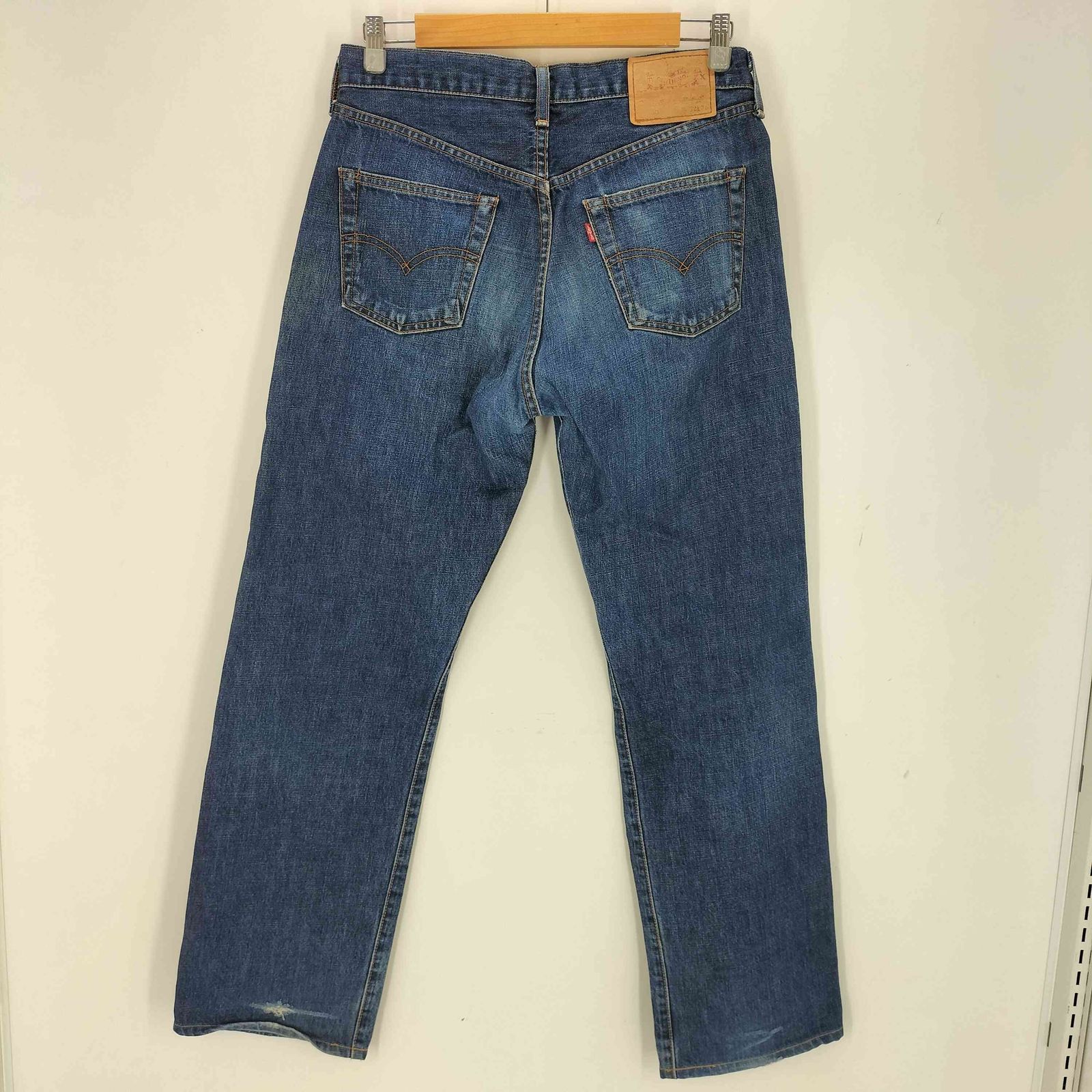 リーバイス Levis 502 BIG E 赤耳 TALONジップ ストレートデニムパンツ
