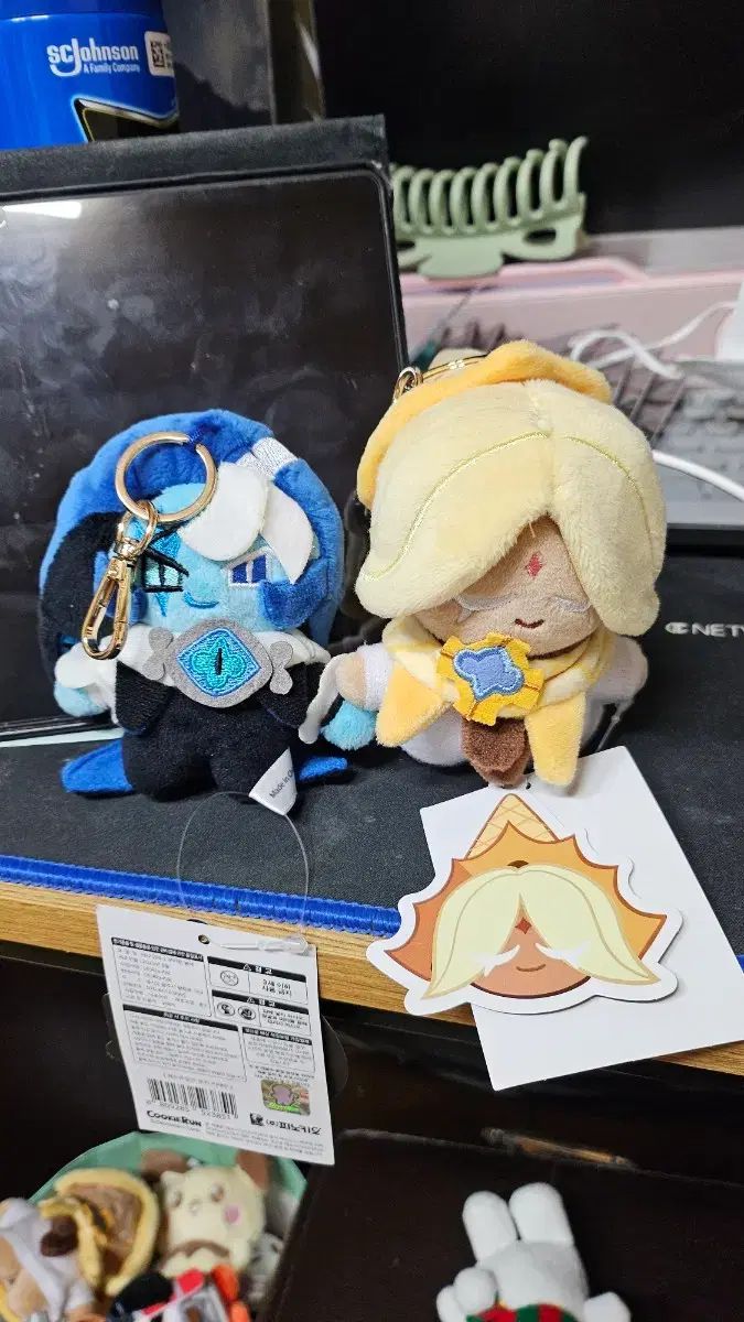 クッキーラン キングダム ピュアバニラ クッキー シャドウミルク ぬいぐるみ キーホルダー