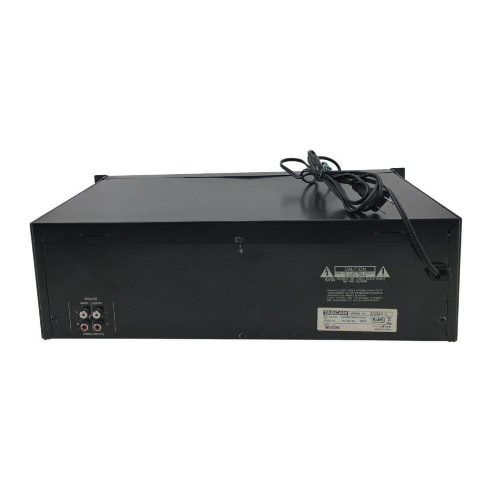 TASCAM オートリバースダブルカセットデッキ 202MKV (premiu vintage