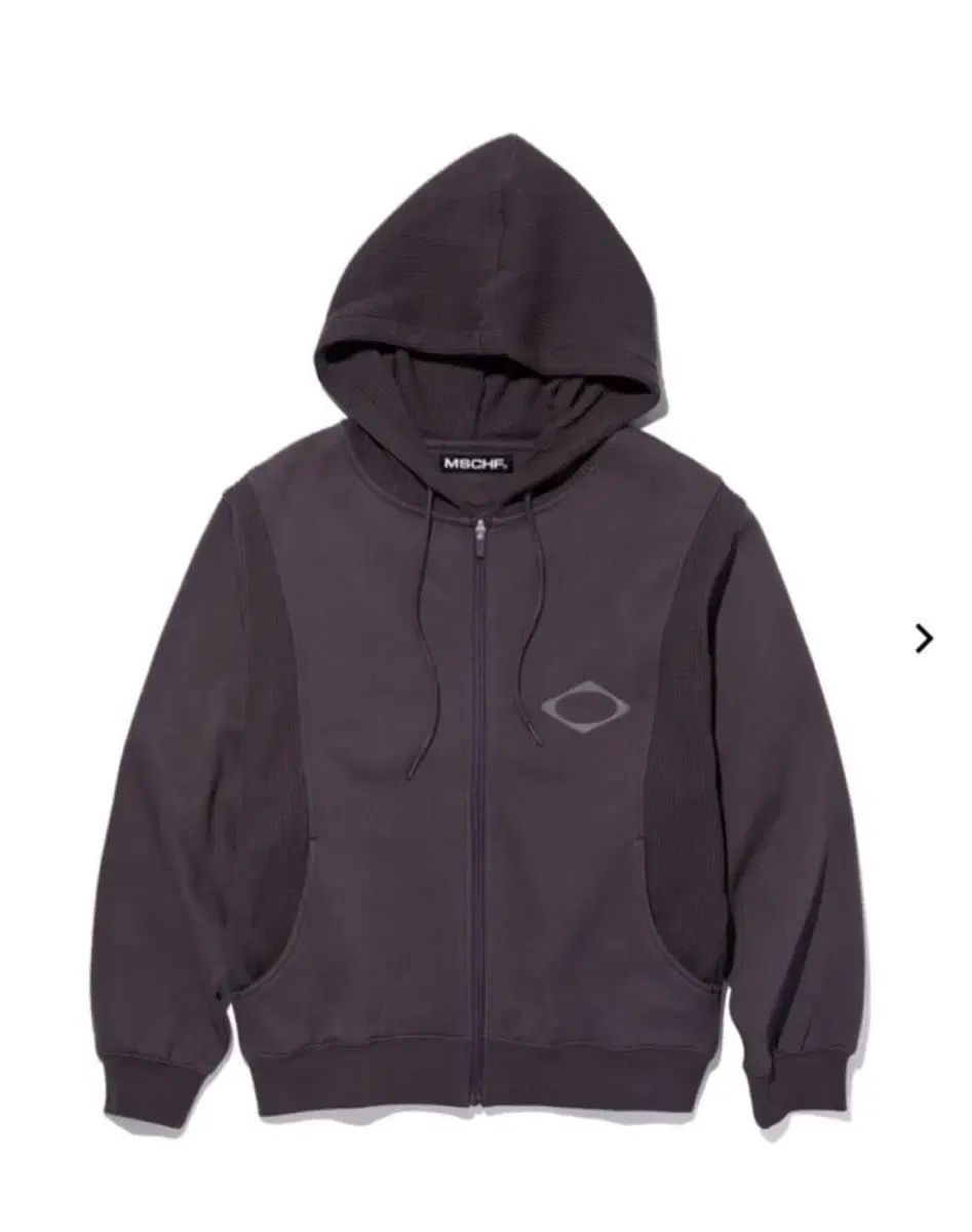 ミスチーフ ワッフル フードジップアップ