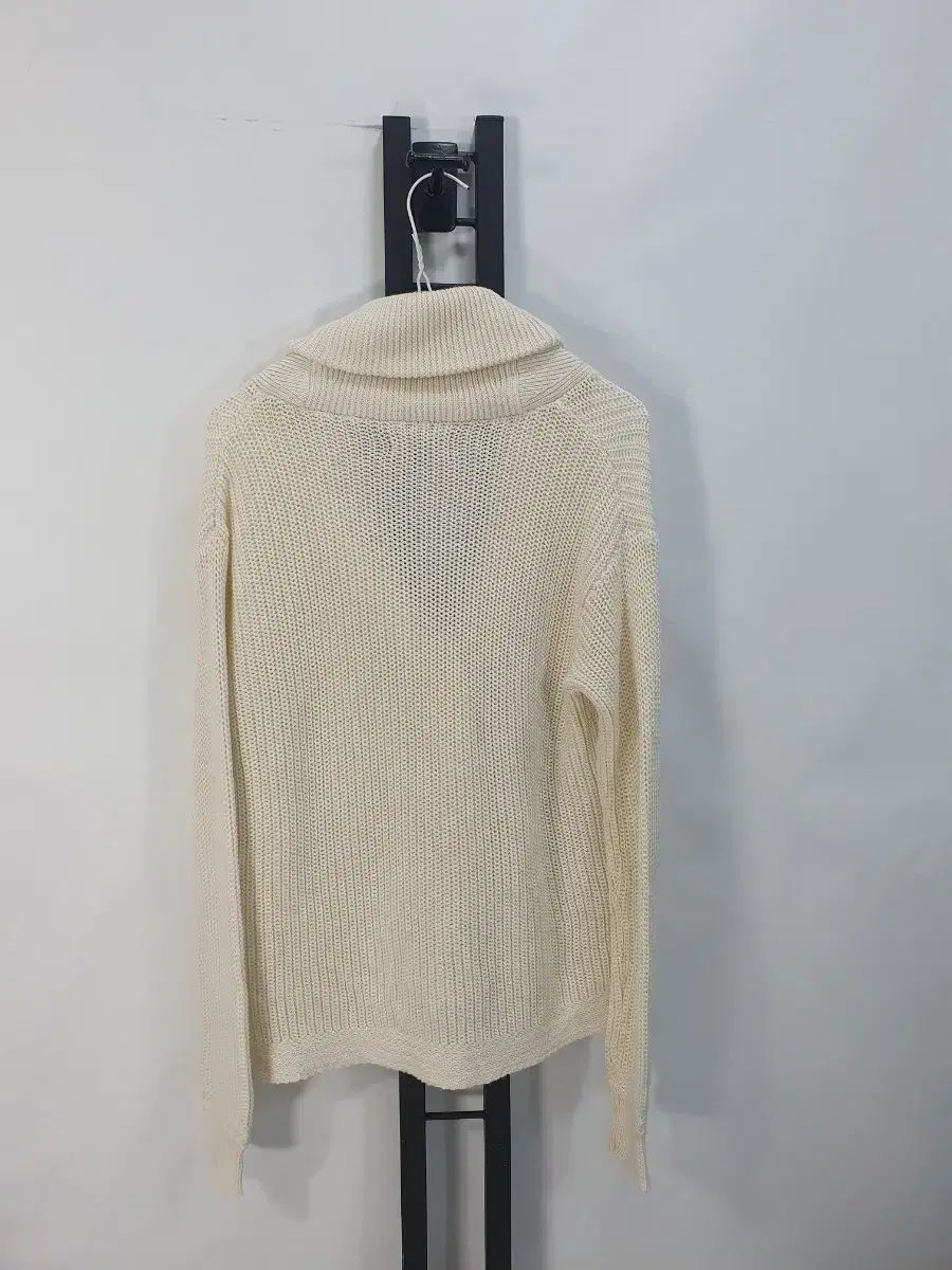 ポロジーンズ カンパニー カーディガン ショール コットン ニット セーター アイボリー 白 s