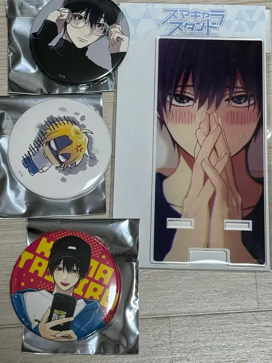 鯛代 タシロ 君ってやつはアクリルスタンド缶バッジ SEGA