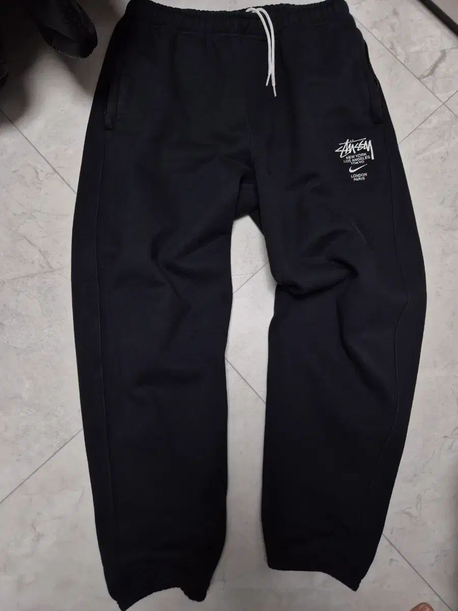 ナイキ x ステューシー NRG ZR フリース パンツ ブラック US EU M