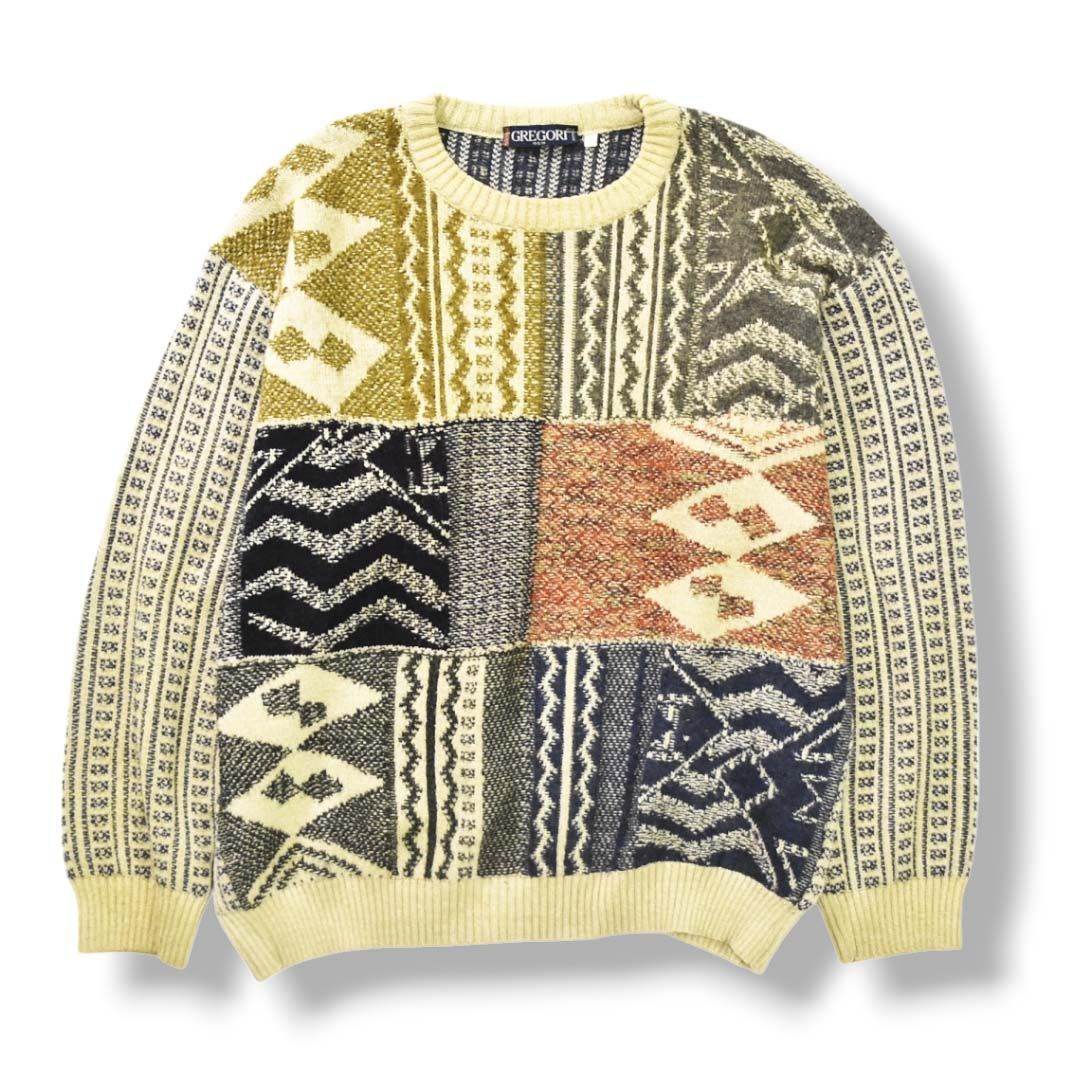 美デザイン】 90s ヴィンテージ イタリア製 グレゴリー GREGORI 3D