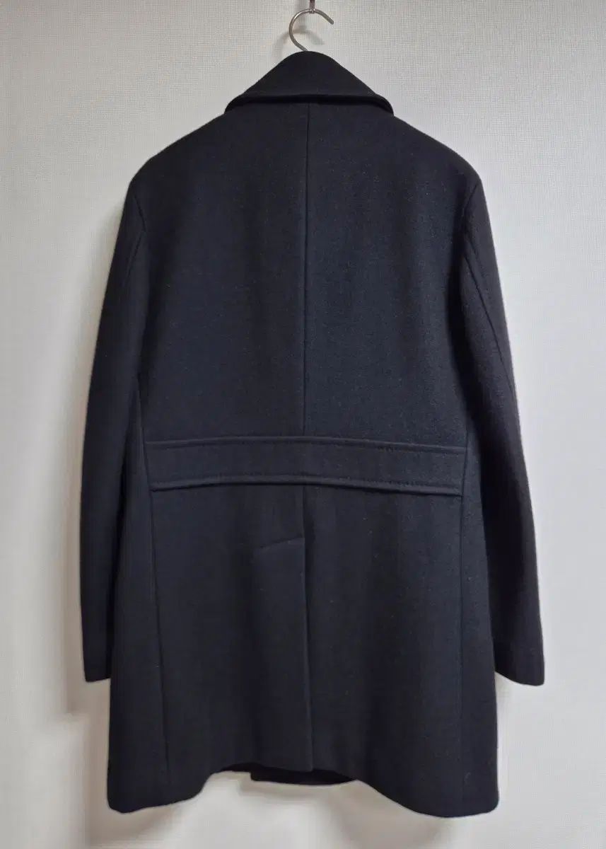 バーバリー ブラックレーベル ウール カシミア ダブル ピーコート L