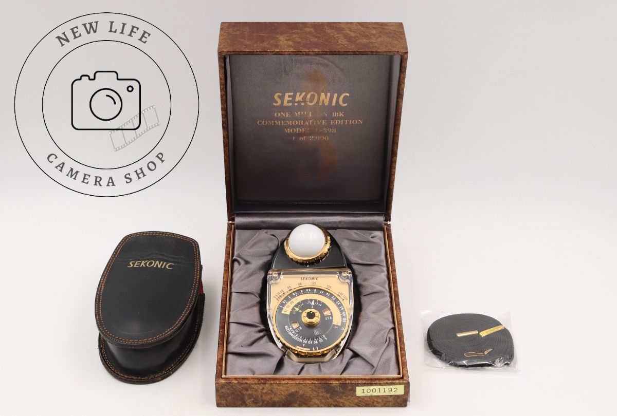 SEKONIC セコニック 露出計 EDITION L-398 100万台記念 2000台 ゴールド 18 Kメッキ 15470