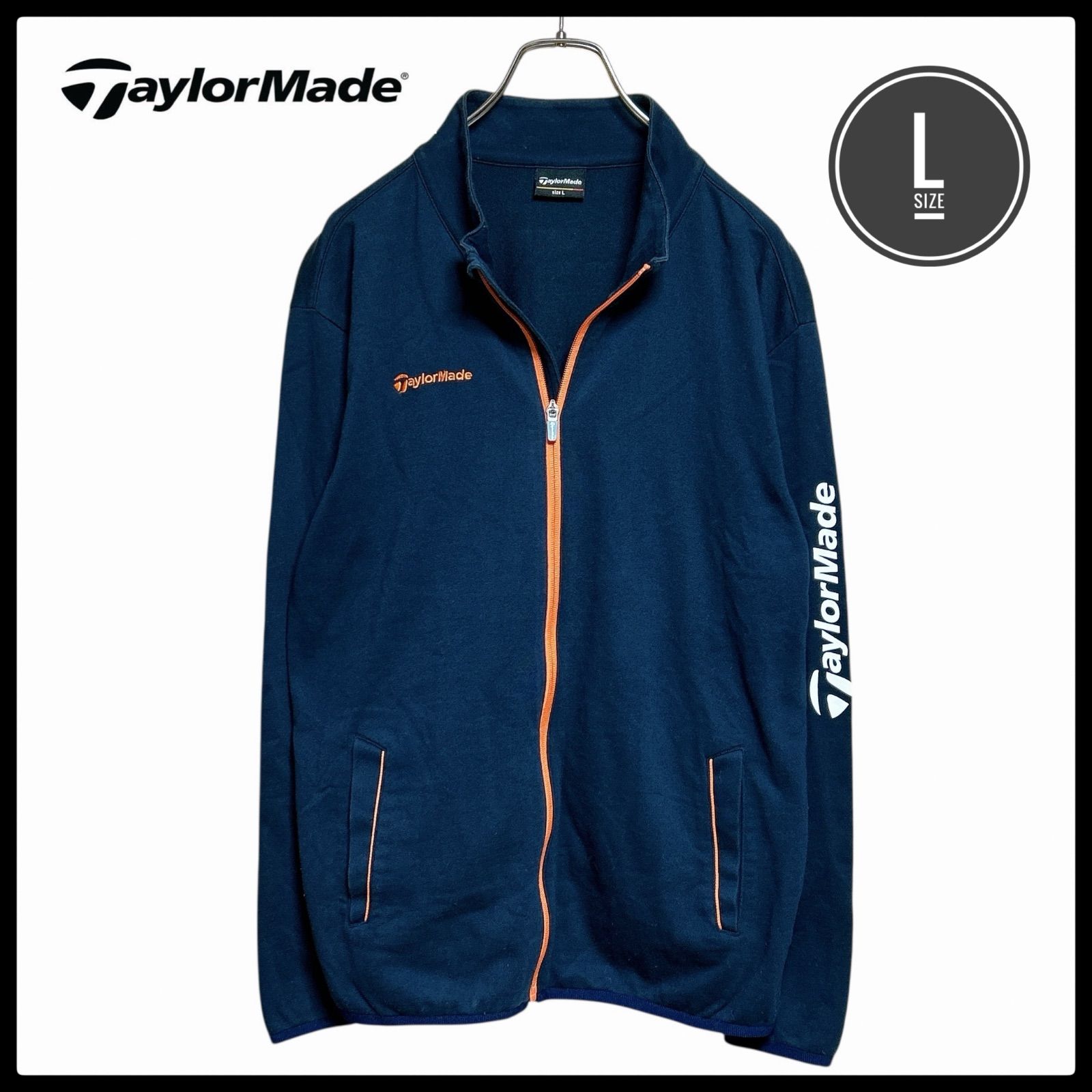 TaylorMade テーラーメイド ゴルフ フルジップ ジャケット 紺 - メルカリ