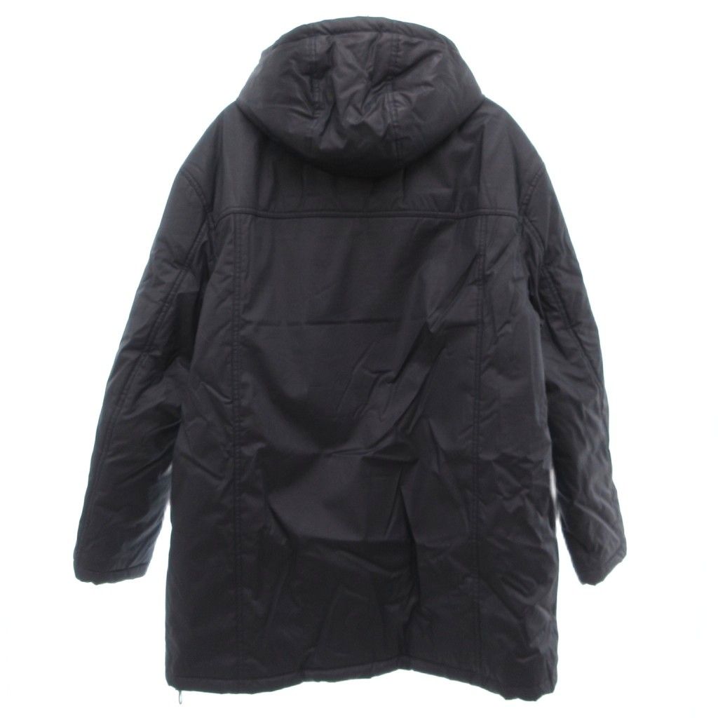 メゾンキツネ MAISON KITSUNE PARIS モッズコート ロゴ刺繍 ジップアップ 比翼 ミドル丈 XL 紺 ネイビー JS GY 01