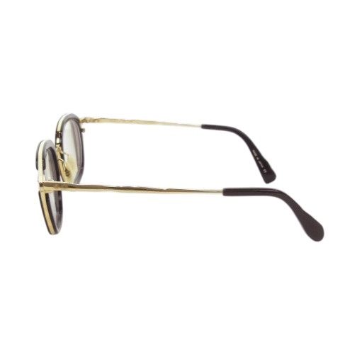 マサヒロ マルヤマ 眼鏡 メガネ 度あり コンビフレーム ワンポイント 星 スター 49 23 150 黒 ブラック MM 0011 MN 8 GY 18