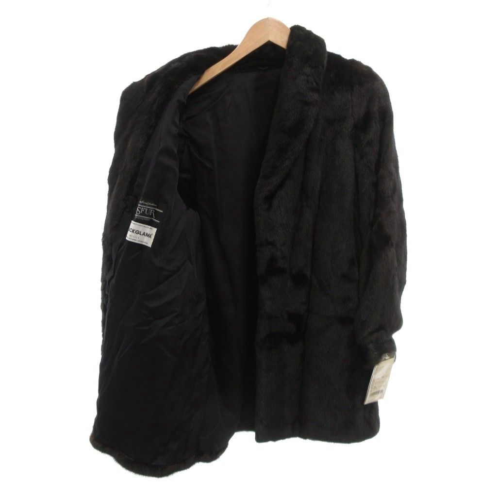 オズファー OSFUR BLACKGLAMA ファーコート ミンクファー 毛皮 F