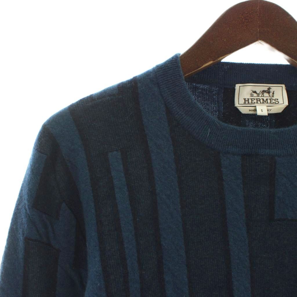エルメス HERMES イタリア製 ニット セーター カシミヤ100% 長袖