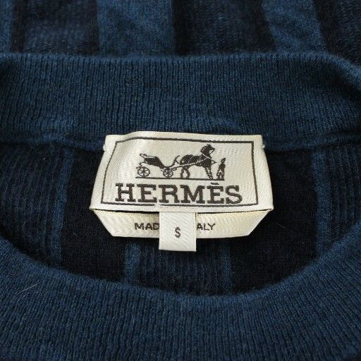 エルメス HERMES イタリア製 ニット セーター カシミヤ100% 長袖
