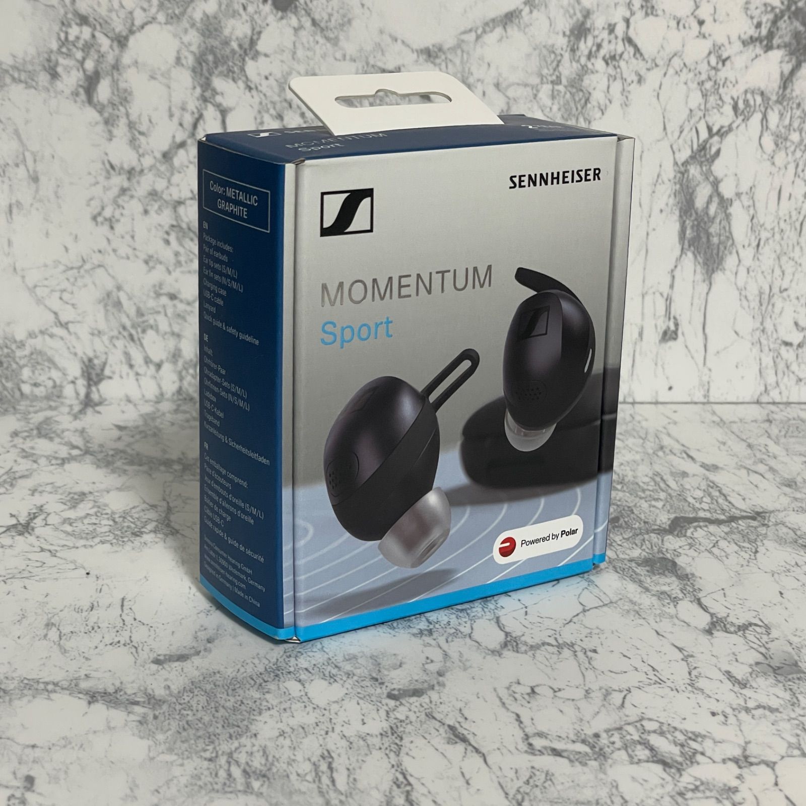 ゼンハイザー ワイヤレスイヤホン MOMENTUM Sport グラファイト