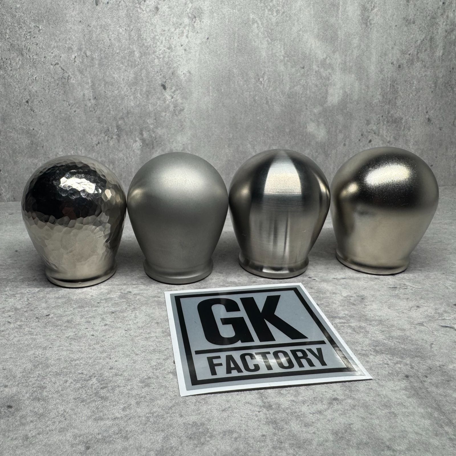 GK FACTORY BRZ 86 GR MT車用 不锈鋼製 500 g級 重量シフトノブ M 12 x 1 25対応 新旧BRZ ZD 8 ZN ZC 6 6適合 水滴型デザイン 設計 4種仕上げ 高グリップ形状